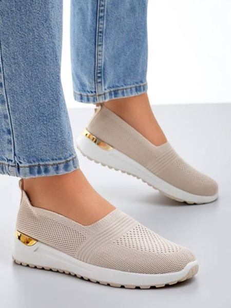 Royalfashion Materiałowe damskie półbuty slip on Perfeti